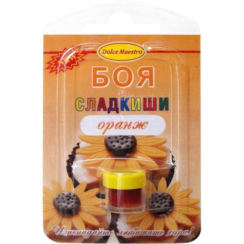 Dolce Maestro оранжева боя за сладкиши (4 г)