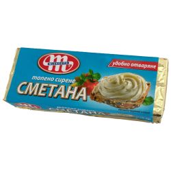 Mlekovita топено сирене със сметана, блок (100 г)