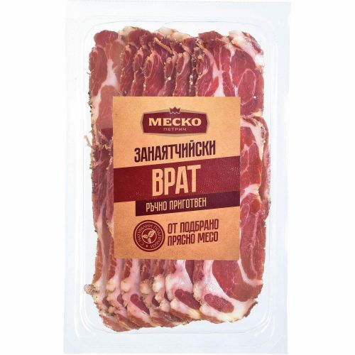 Меско сурово-сушен занаятчийски врат, слайс (100 г)