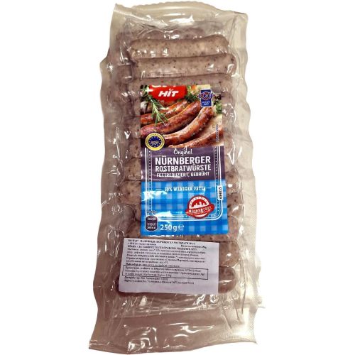 Hit нюрнбергски ростбратвурст с 30% по-малко мазнини (250 г)