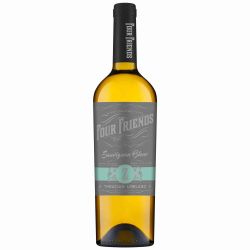 Four Friends бяло вино совиньон блан (750 мл)