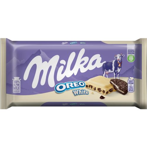 Milka Oreo White бял шоколад (100 г)