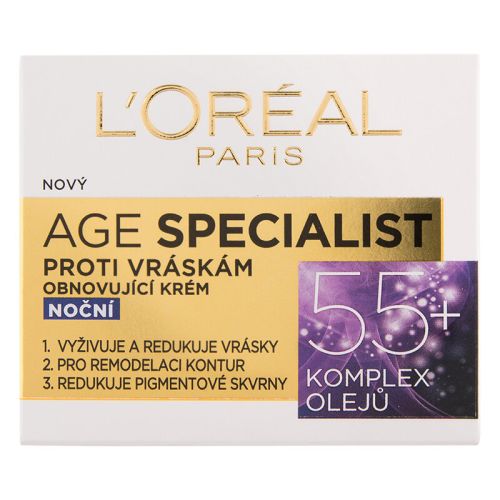 L'Oréal Age Expert нощен крем против бръчки 55+ (50 мл)