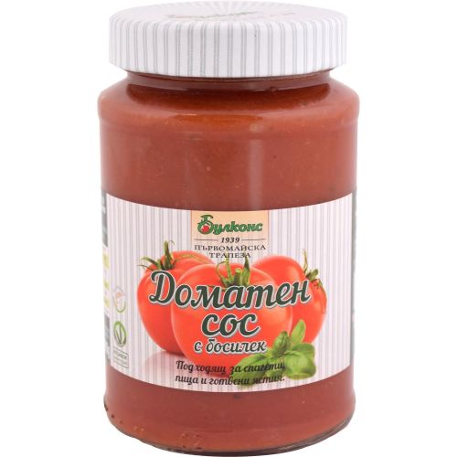 Булконс Първомай доматен сос с босилек (490 г)