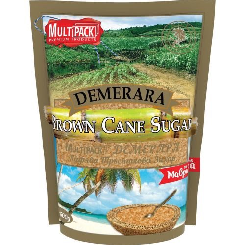 Multipack Demerara кафява захар (500 г)