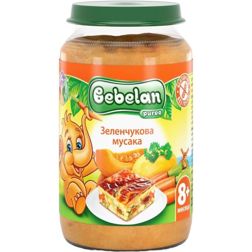 Bebelan зеленчукова мусака, 8+ месеца (220 г)