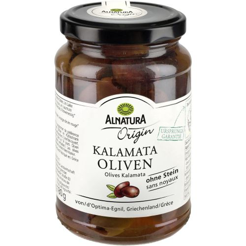 Alnatura био черни маслини Каламата без костилки (350 г)