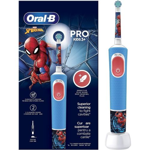 Oral-B Spiderman Pro Kids 3+ електрическа четка за зъби, D103 (1 бр.)
