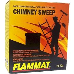 Flammat Chimney Sweep препарат за почистване на сажди, 2 бр. x 90 г (180 г)