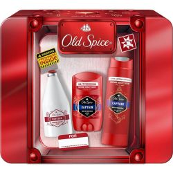 Old Spice Captain комплект душ гел 3в1 250 мл, стик дезодорант 50 мл, афтършейв лосион 100 мл (1 бр.)