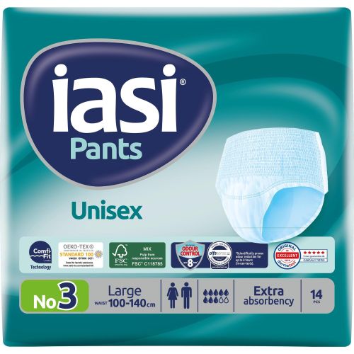 IASI Pants Unisex гащи за възрастни 3, L (14 бр.)