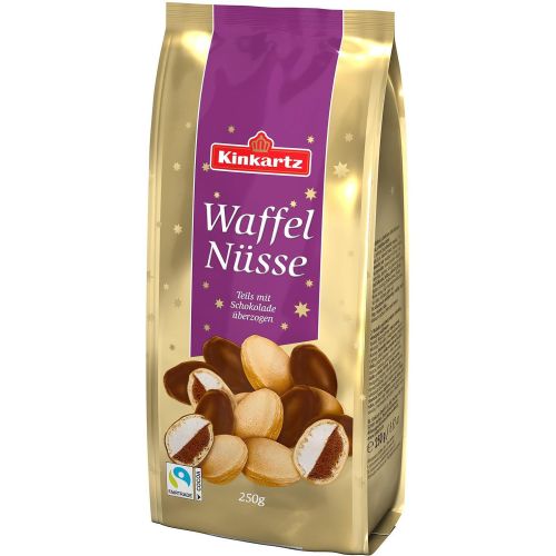 Kinkartz вафлени ядки с тъмен шоколад (250 г)