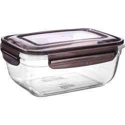 Dunya дълбока правоъгълна кутия с капак, различни цветове 1.4 л (1 бр.)