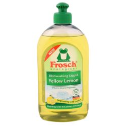 Frosch почистващ препарат за съдове жълт лимон (500 мл)
