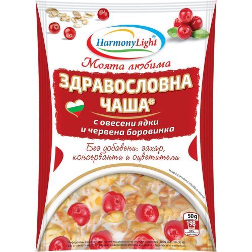 Harmony Light здравословна чаша червена боровинка (50 г)
