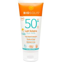 Biosolis био слънцезащитно мляко за бебета SPF50+ (100 мл)