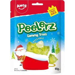 Amos Peelerz Trees желирани бонбони ябълка (65 г)