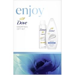 Dove Enjoy комплект душ гел 250 мл, дезодорант спрей 150 мл (1 бр.)