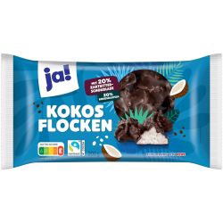 Ja! кокоски глазирани с тъмен шоколад (200 г)