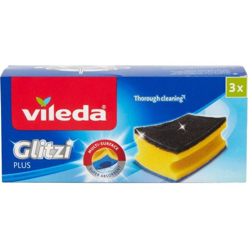 Vileda Glitzi Plus кухненски гъби (3 бр.)