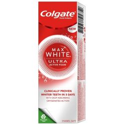 Colgate Max White Ultra Active Foam паста за зъби (50 мл)
