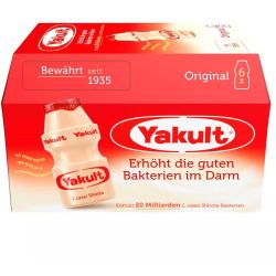 Yakult пробиотична напитка, 6 бр. х 65 мл (390 мл)