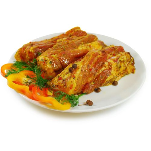 Hit Max свински гърди стек, мариновани, охладени, на килограм (1 кг)