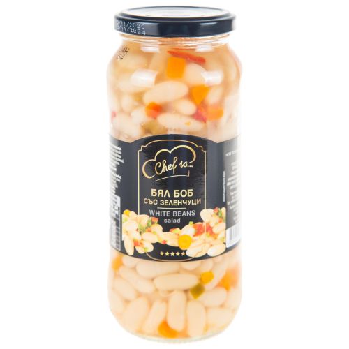 Chef is бял боб със зеленчуци, сварени (540 г)