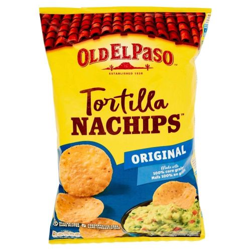 Old El Paso царевичен тортила чипс оригинал (185 г)