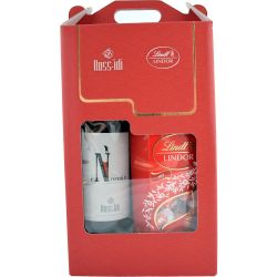 Rossidi червено вино с млечни пралини Lindt Lindor (750 мл)