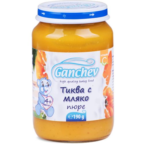 Ганчев пюре от тиква с мляко (190 г)