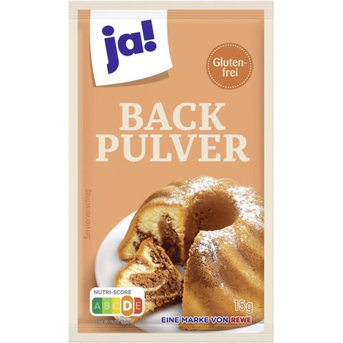 Ja! бакпулвер, 10 бр. х 15 г (150 г)