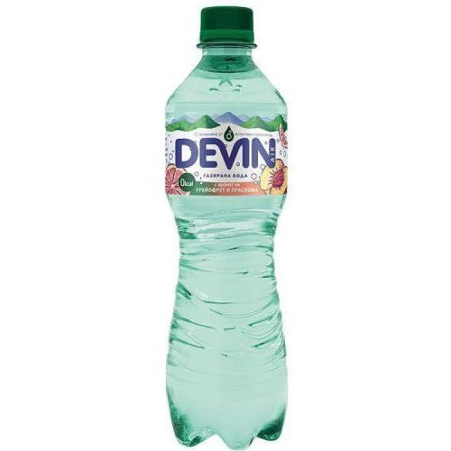 Devin газирана вода грейпфрут и праскова (500 мл)