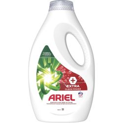 Ariel Extra Clean Power течен препарат за пране, 17 пранета (850 мл)