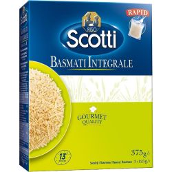 Scotti басмати пълнозърнест ориз, 3 бр. х 125 г (375 г)