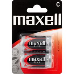 Maxell цинково-манганова батерия R14, C, 1.5V, 2 бр. (1 бр.)