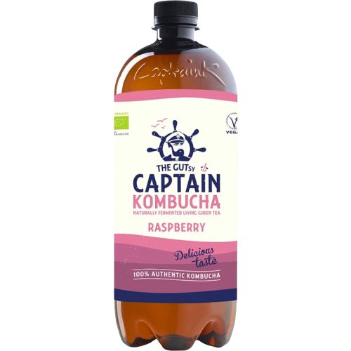 The GUTsy Captain био комбуча малина (400 мл)