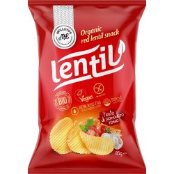 McLloyd's био веган печен чипс от червена леща с песто от червени домати (85 г)