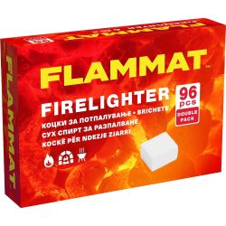 Flammat сухи кубчета за разпалване бели (96 бр.)