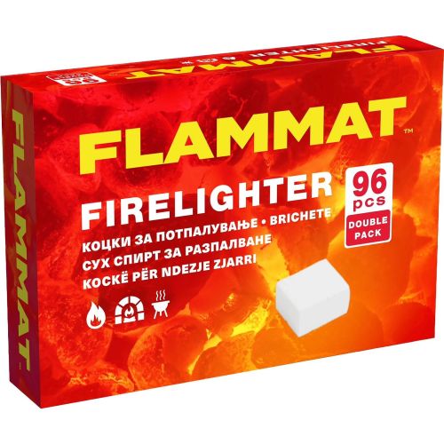 Flammat сухи кубчета за разпалване бели (96 бр.)