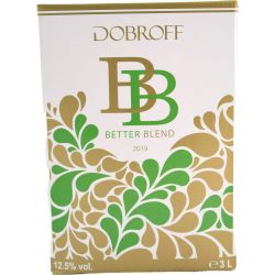 Dobroff Better Blend бяло вино совиньон блан и мускат, Bag In Box (3 л)