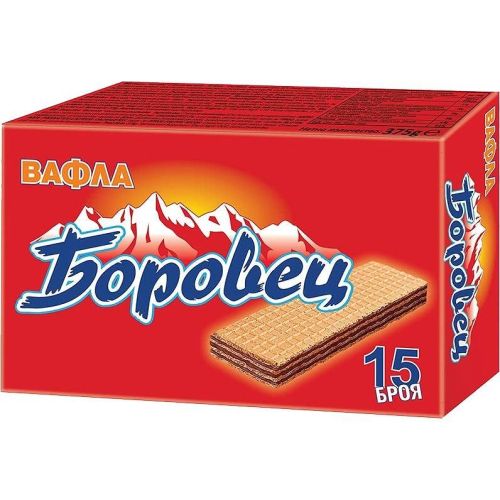 Боровец обикновени вафли, 15 бр. (375 г)