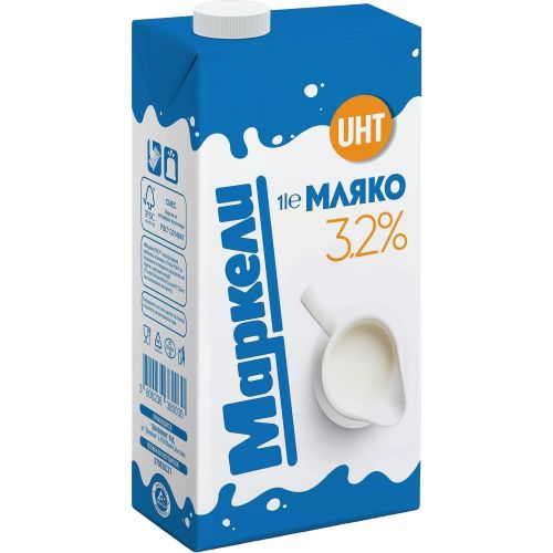 Маркели UHT краве мляко 3.2%