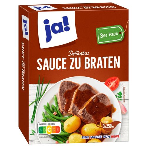 Ja! деликатесен сос за печено, 3 бр. х 20 г (60 г)