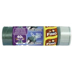 Fino торби за смет с цветни дръжки, 15 бр. х 40 л (1 бр.)