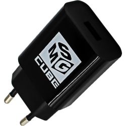 MSG Cube QC адаптер, 220V, 1 USB, черен (1 бр.)