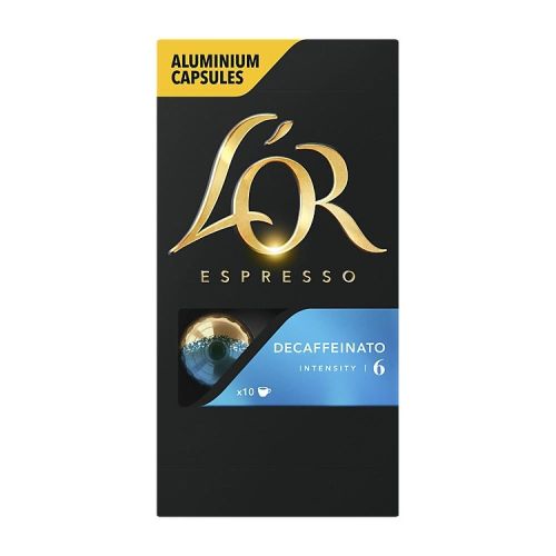 L'OR Decaffeinato алуминиеви капсули за кафе съвместими с Nespresso, 10 бр. х 5.2 г (10 бр.)