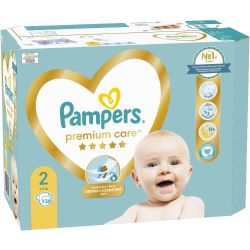 Pampers Premium Care пелени Mini 2, 4 кг - 8 кг (136 бр.)