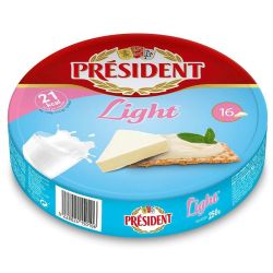President топено сирене лайт, 16 бр. (250 г)