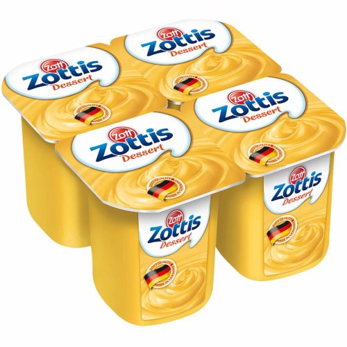 Zott Zottis пудинг с ванилия, 4 бр. х 115 г (460 г)